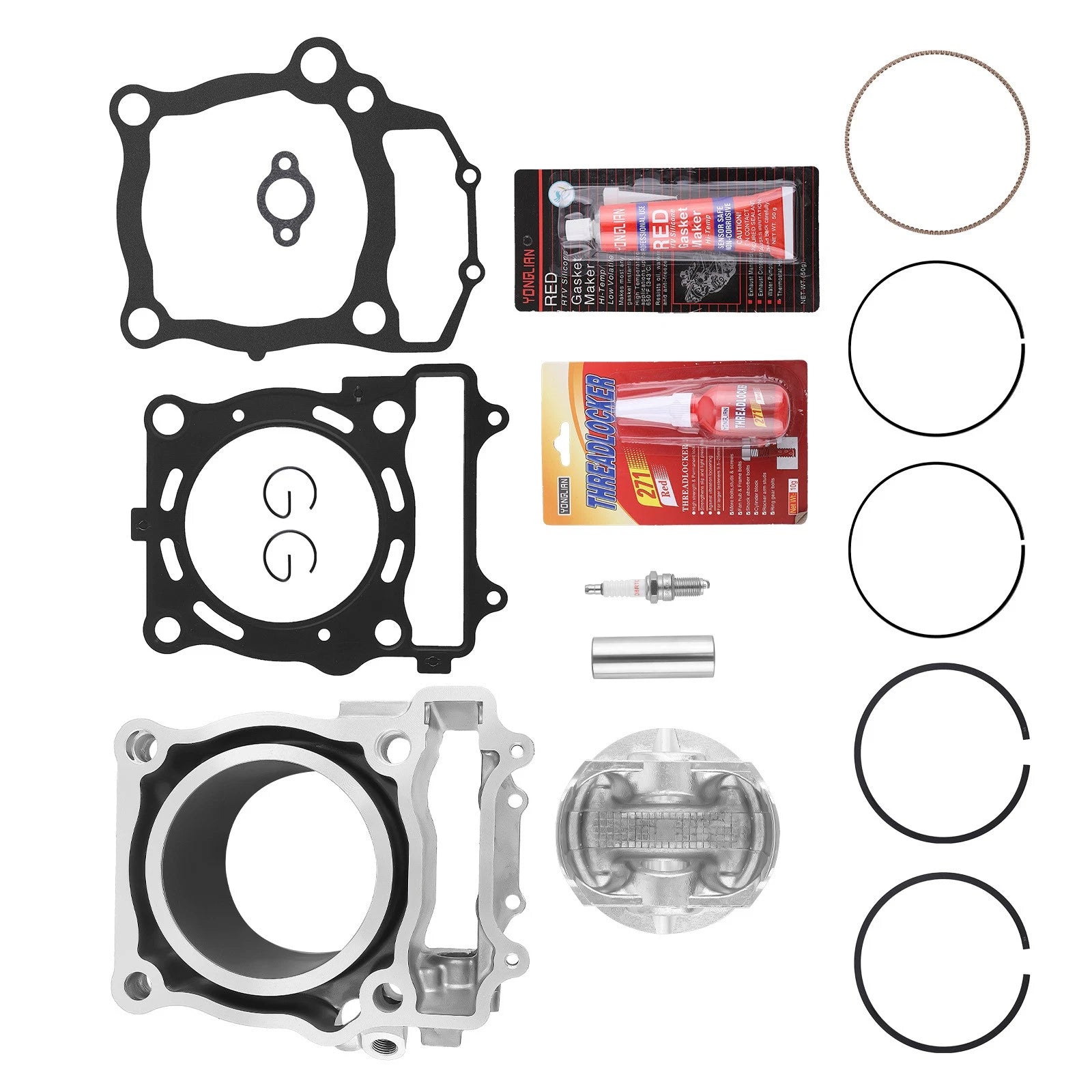 Cylinder Piston Ring Top End Gaskets Kit for Polaris Sportsman 550 XP (2009–2014)