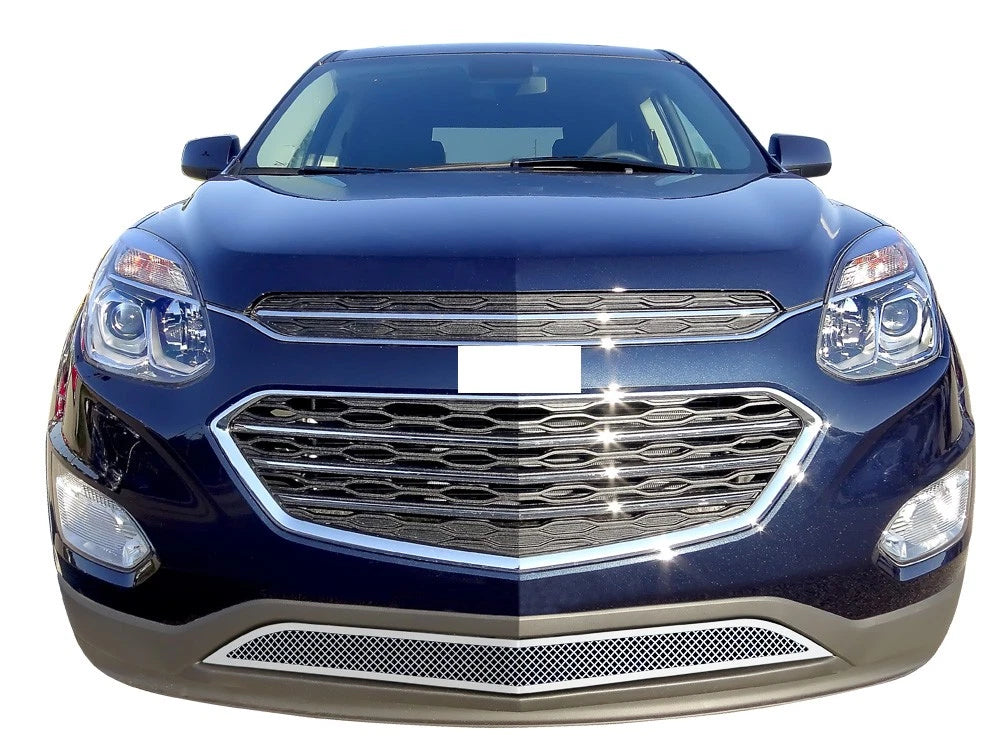 Stainless Steel Chrome Bumper Mesh Grille for Chevy Equinox (2016–2017)