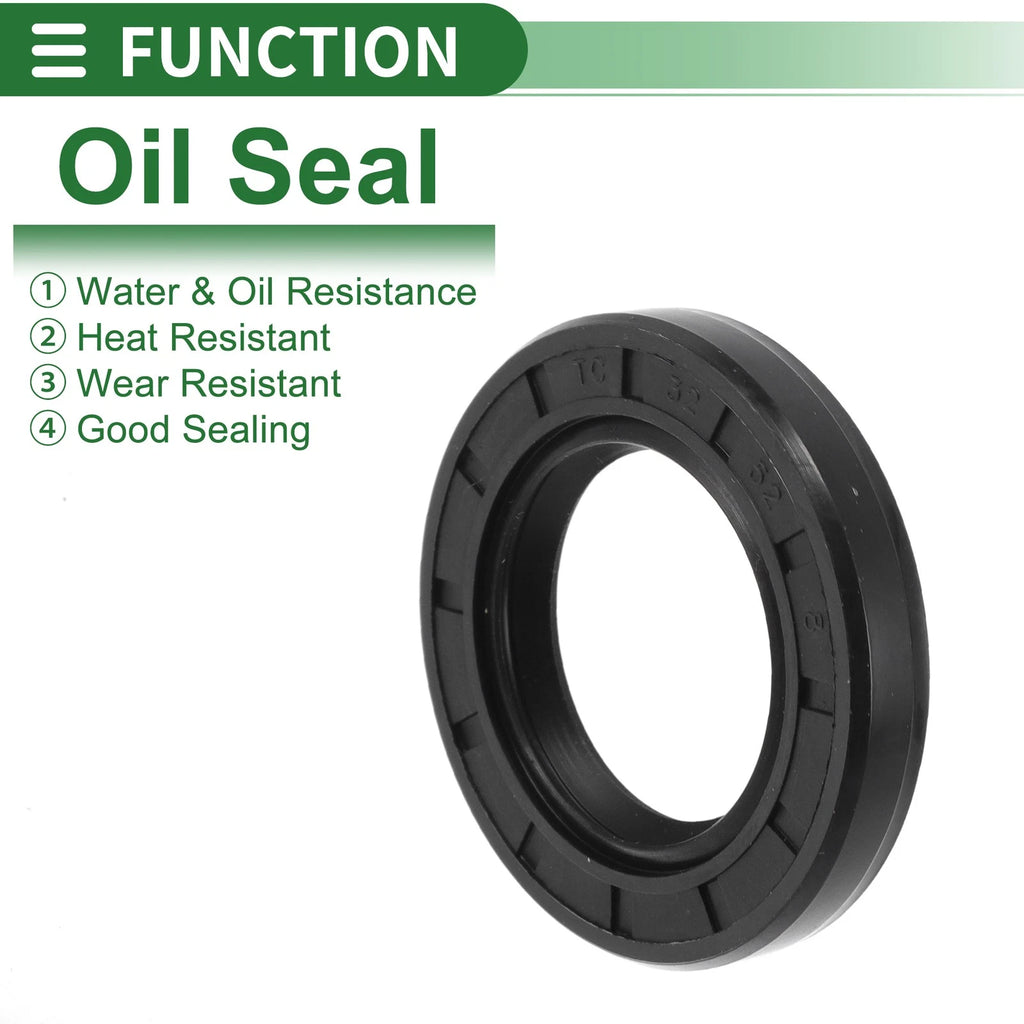 Set of 5 Oil Seal Rotary Shaft Seal NBR Rubber 32x52x8mm