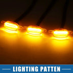 LED Front Grille Lights for Ford F150 F250 F350 (2004–2019) - Amber