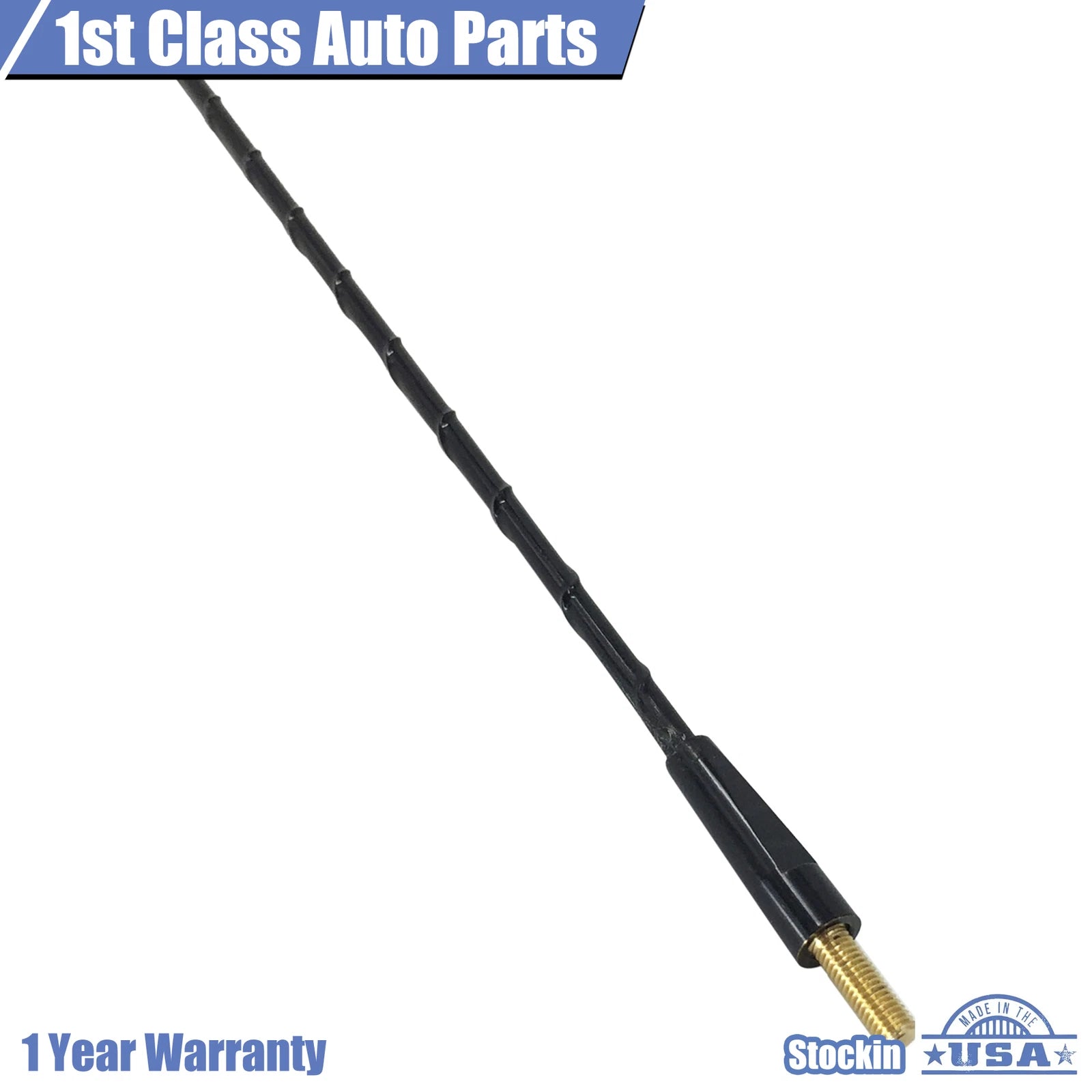 Antenna Mast for Saturn Ion (2003–2007) Front Right Passenger Fender Black