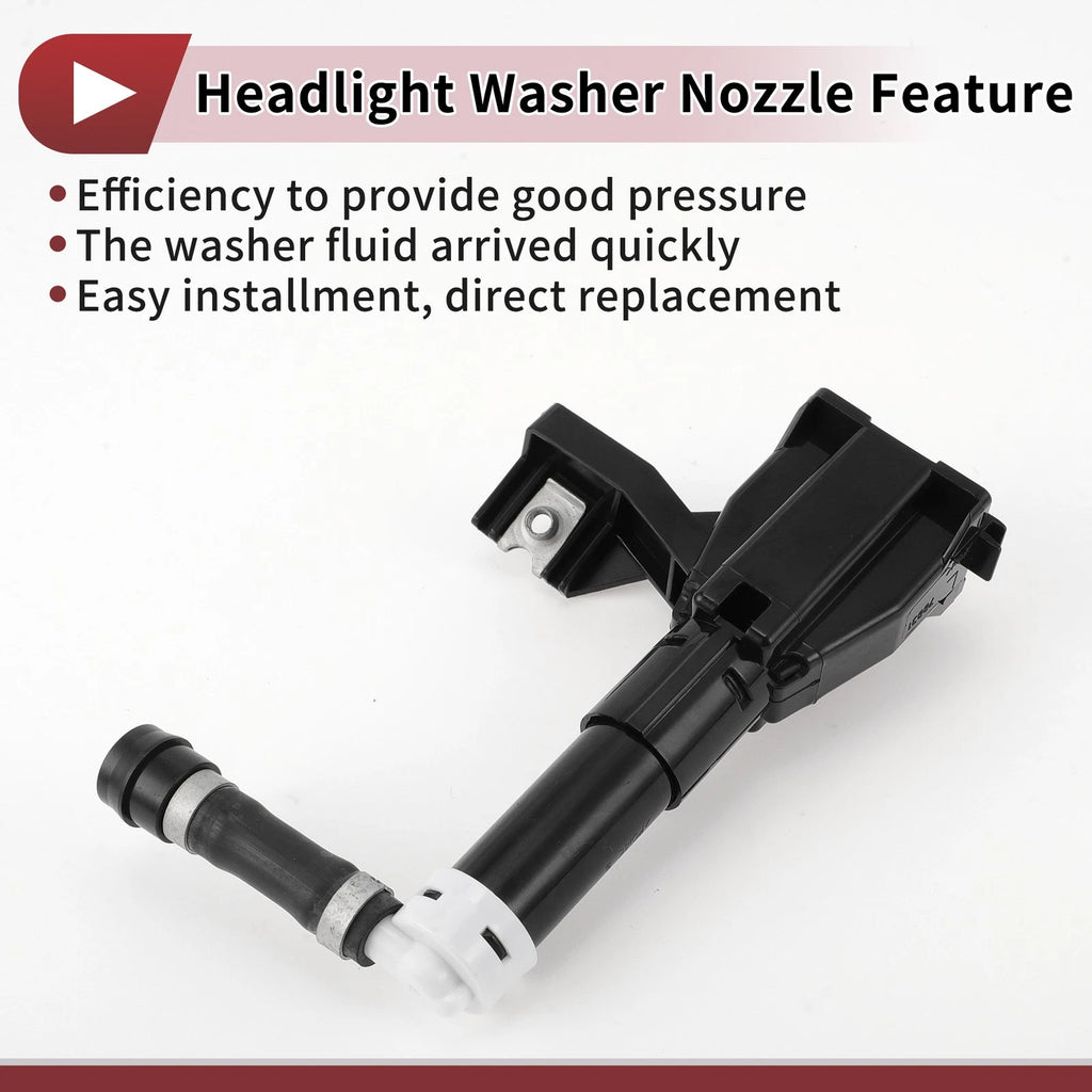 Front Driver Side Headlight Washer Nozzle for Toyota Land Cruiser (2008–2021) No.8520860020