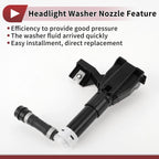 Front Driver Side Headlight Washer Nozzle for Toyota Land Cruiser (2008–2021) No.8520860020