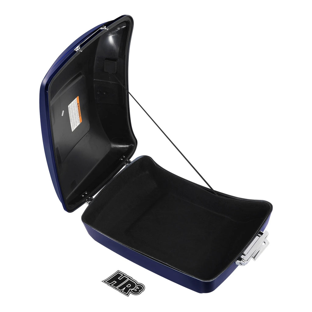 Chopped Trunk for Harley Touring Road Glide (2014–Present) Zephyr Blue/Black