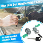Front Door Lock Cylinder Tumbler w/ Key 7C3Z1521990A for Ford Lincoln (2007–2010)