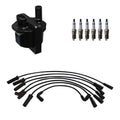 Set of 6 Denso Ignition Coil Wires & Bosch Platinum Spark Plugs for Sierra 1500