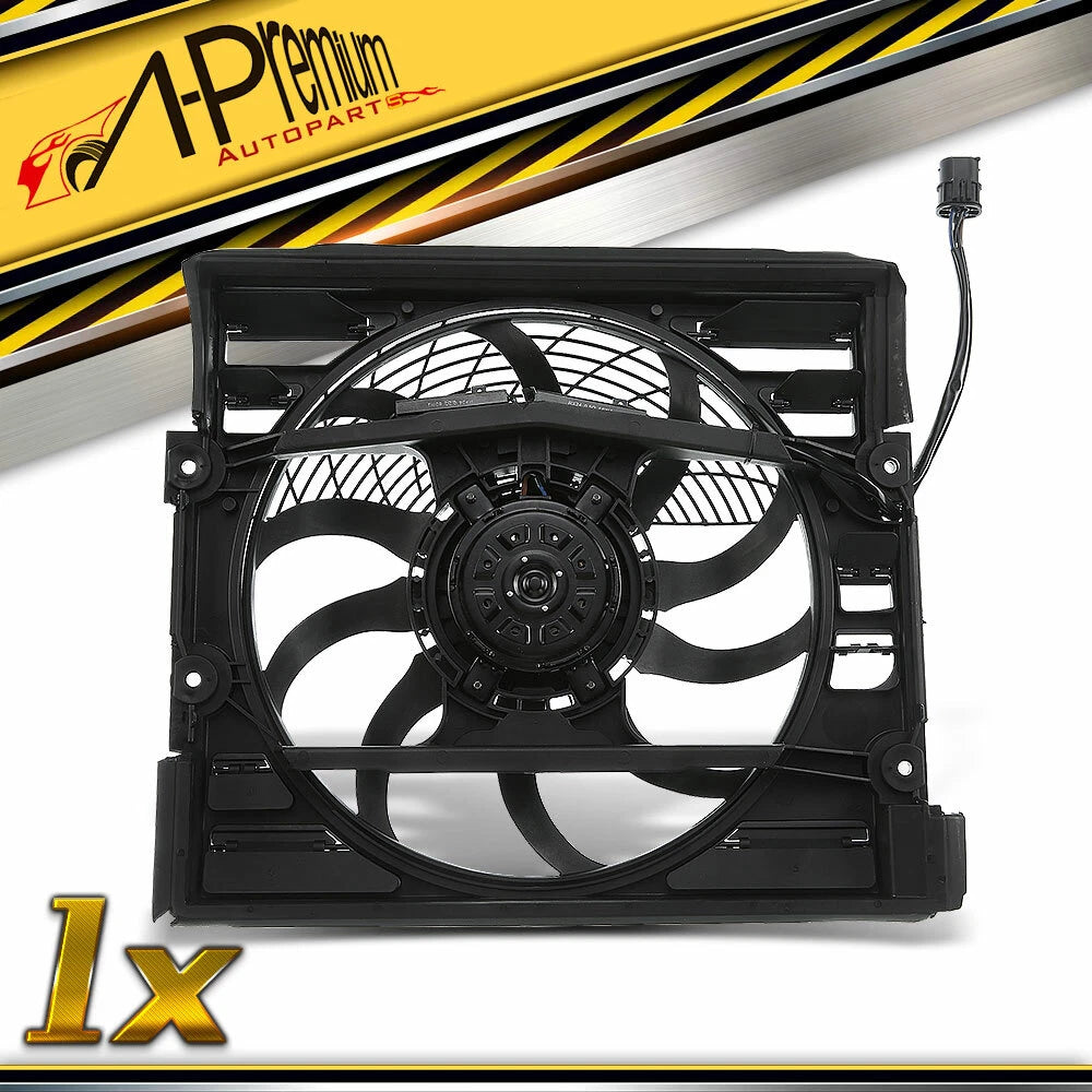 Cooling Fan Assembly with Shroud for BMW E38 740iL 750iL (1996–1998)