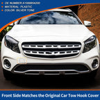 Tow Hook Cover for Mercedes-Benz GLA (2015–2020) No.A1568854200 Silver Tone