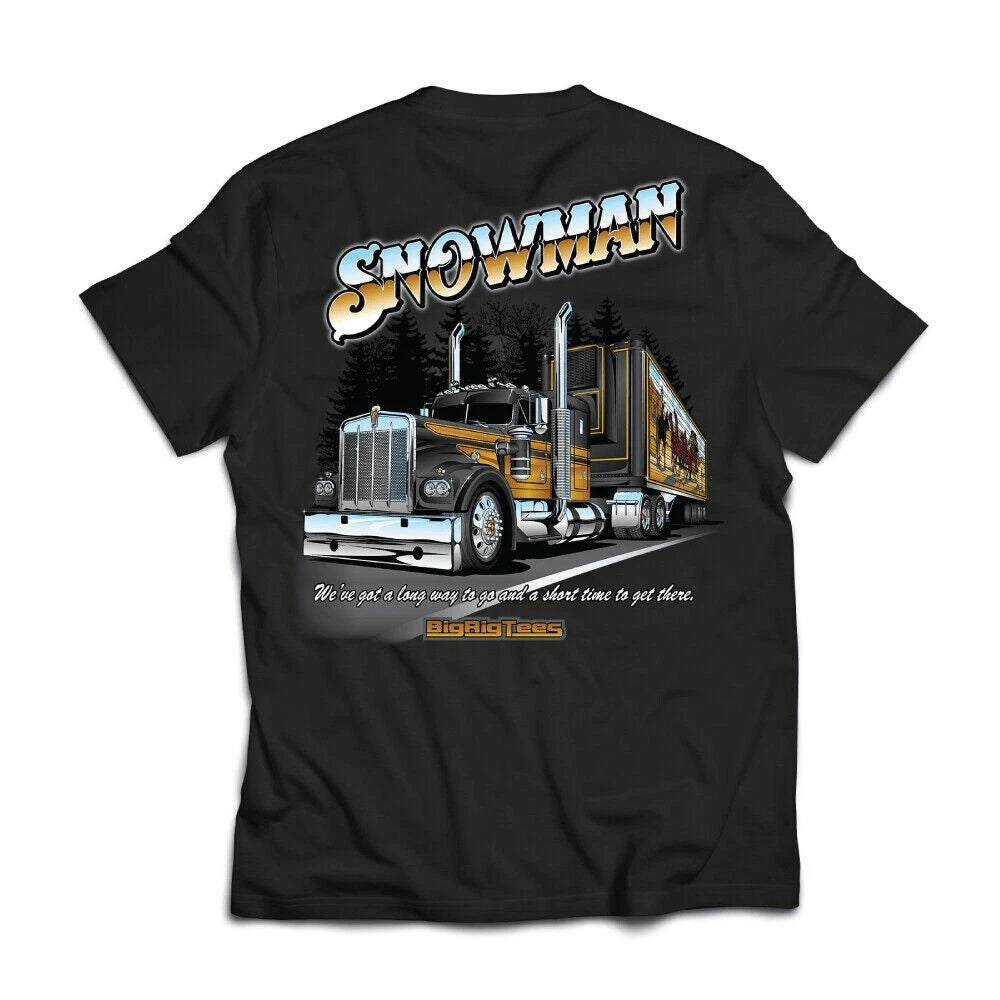 Snowman Graphic T-Shirt, Hoodie, Hat for Big Rig Trucks (18 Wheeler)