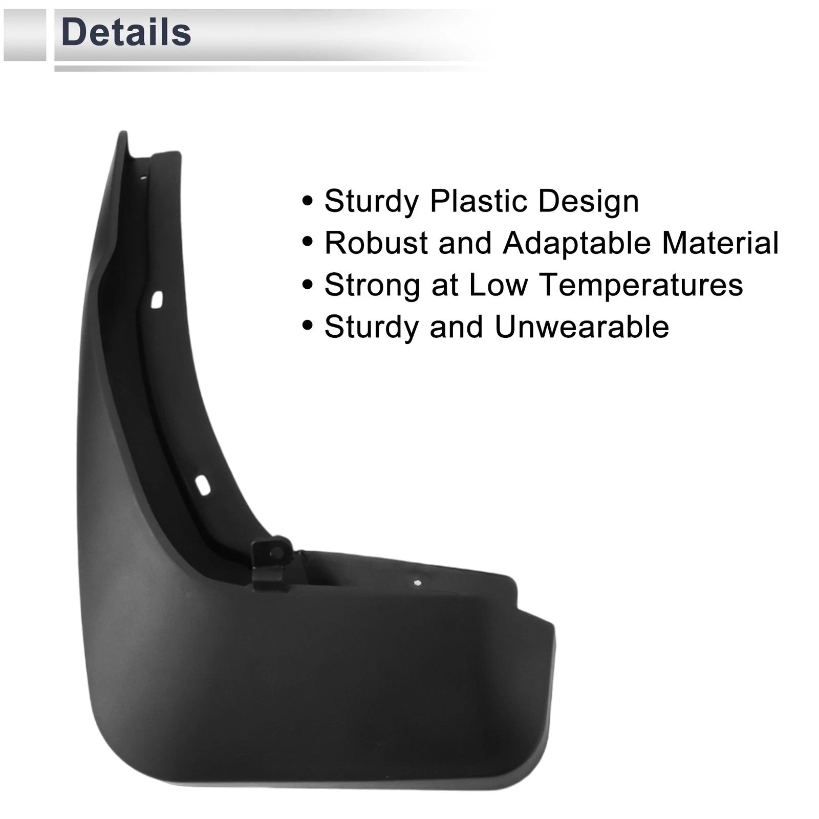 Set of 4 Mud Flaps Splash Guards for Audi Q7 (2016–2019)