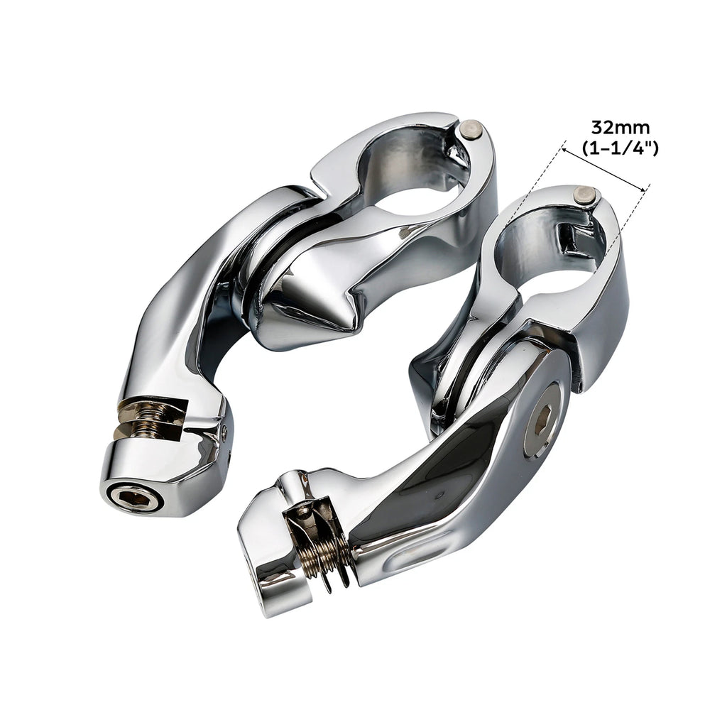 Pegstreamliner Passenger Floorboards for Harley Touring (2014–2023)