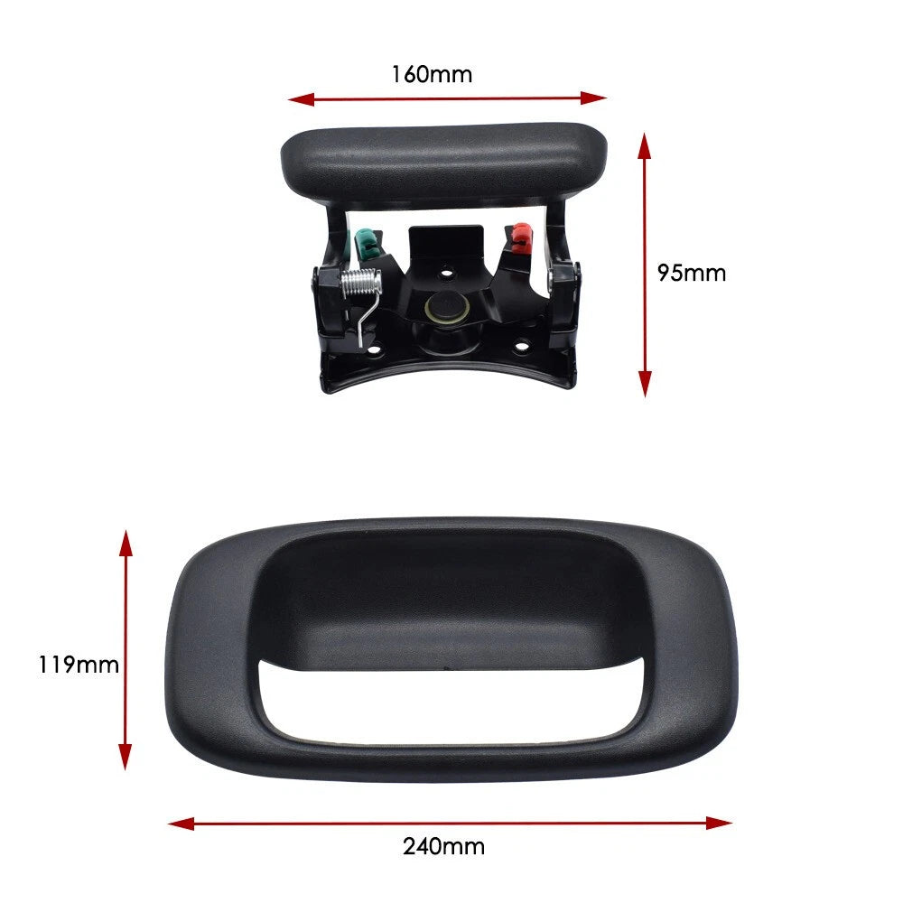 Tailgate Handle and Bezel for Chevrolet Silverado 1500 HD (2005–2006)