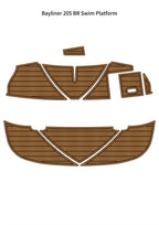 EVA Foam Teak Decking Flooring Pad Mat for Bayliner 205 BR