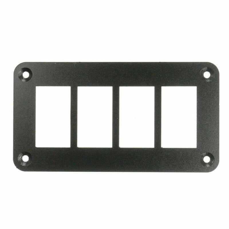 4-Gang Rocker Switch Panel Holder for Boat Marine (Aluminum Alloy)