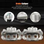 Front Pair Brake Calipers w/Bracket for Infiniti QX60 (2014–2020) & Nissan Murano (2015–2022)