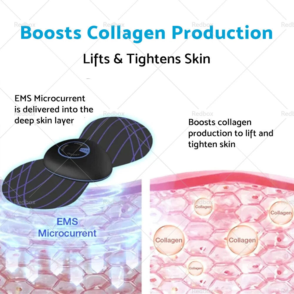 3PCS EMS Microcurrent Massager for Breast Liftup Massage Pad
