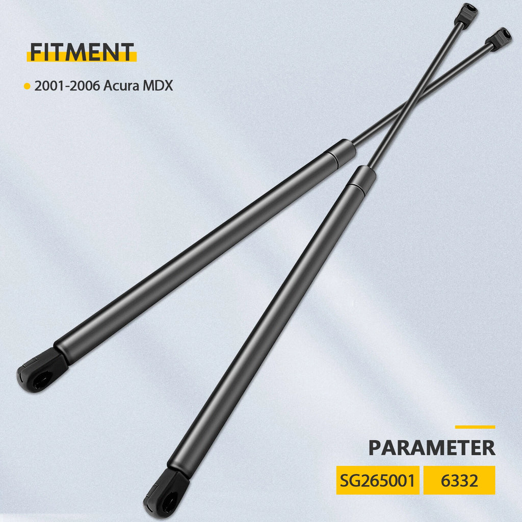 2X Front Hood Lift Supports for Acura MDX (2001–2006)