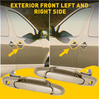 Exterior Door Handle Set of 2 Beige for Toyota Sienna (1998–2003)