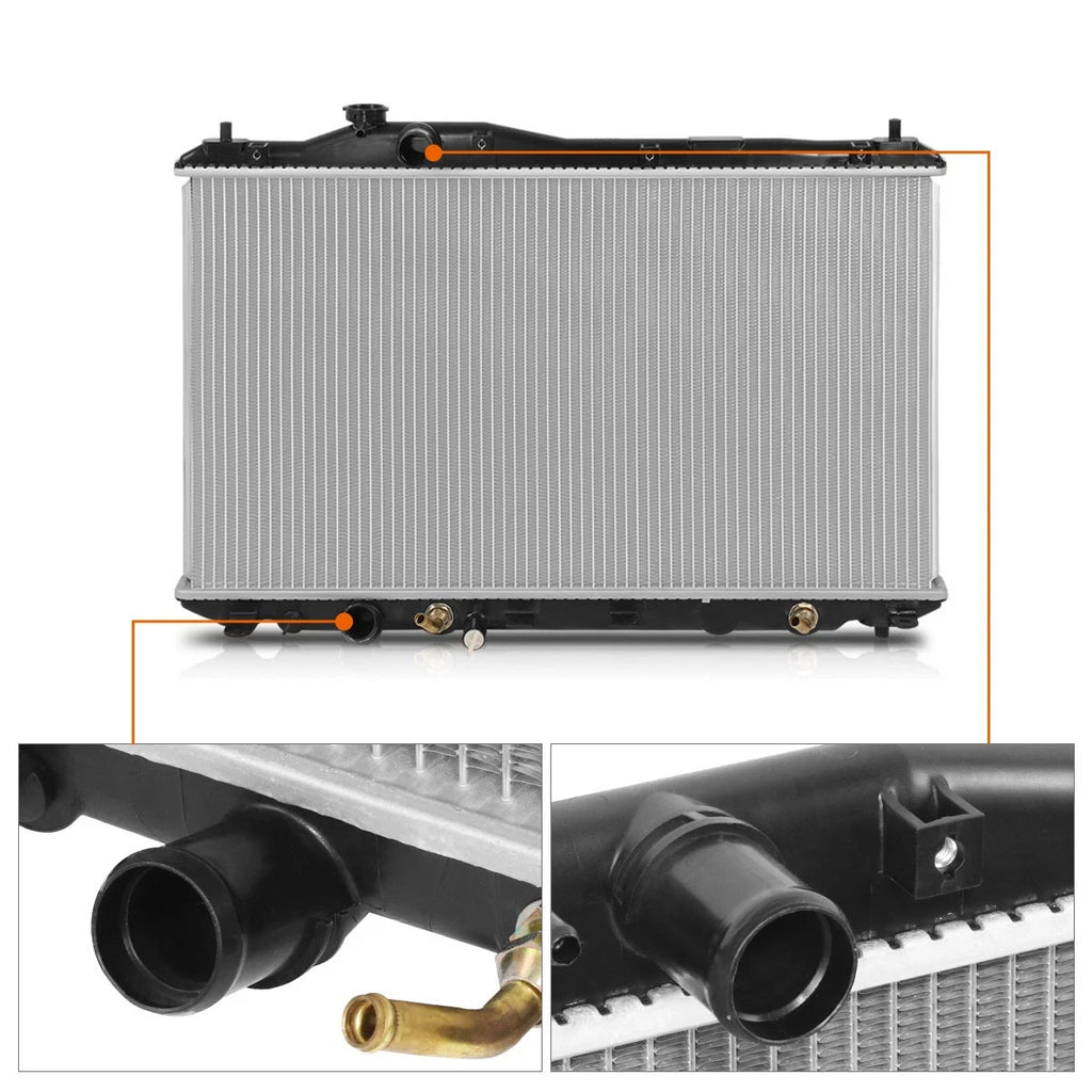 OE Style Aluminum Core Radiator DPI-13257 for Honda Civic/Acura ILX (2012–2015)