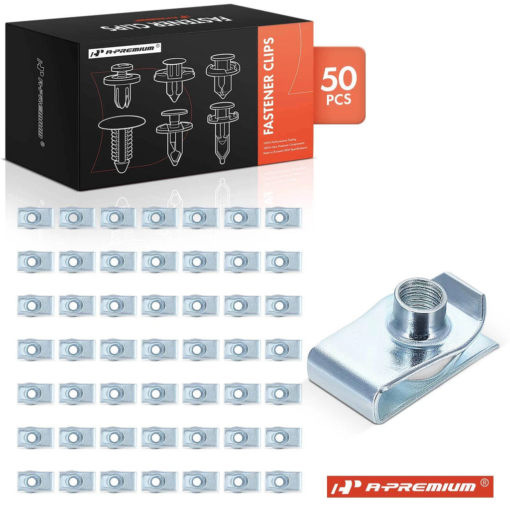 Set of 50 U-Nuts Clips Fasteners for Ford Chrysler