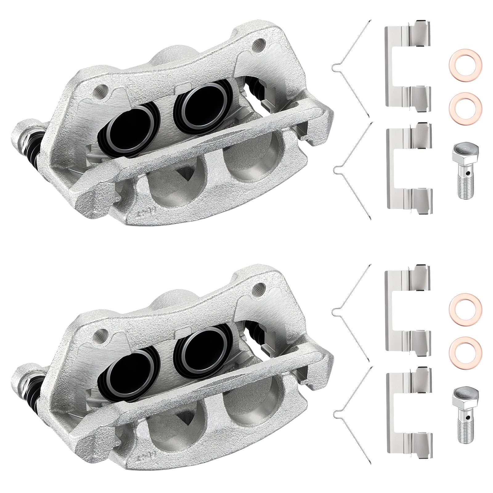2X Front Brake Calipers for Acura MDX (2014–2019) & Honda Pilot (2016–2021)
