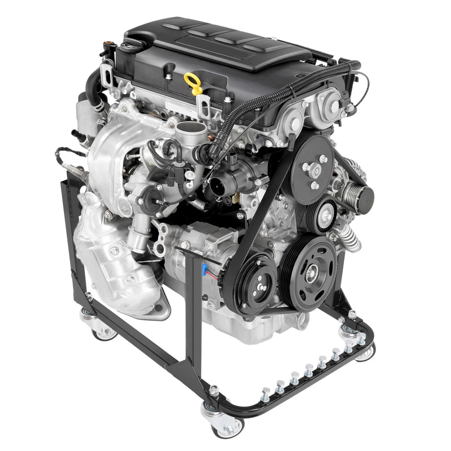 Heavy Duty Engine Cradle Stand with Wheels for Chevy V8 Small Block & Big Block (1960–2023)