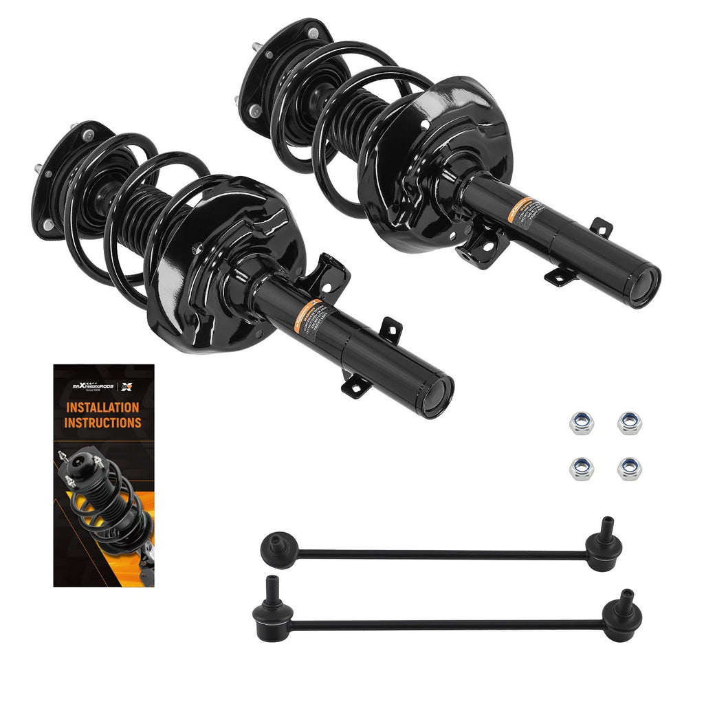 Set of 4 Front Struts & Sway Bar Link for Honda Accord (2013–2017) 272971 272970