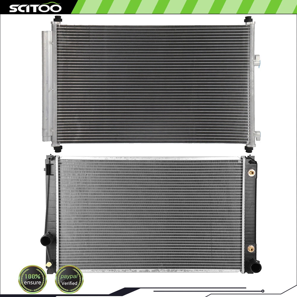 Radiator & A/C Condenser for Toyota RAV4 2.4L (2006–2008) 2892, 3575