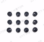 12 Piece Black Cap Dress Kit for Harley Softail & Dyna (1999–2006)