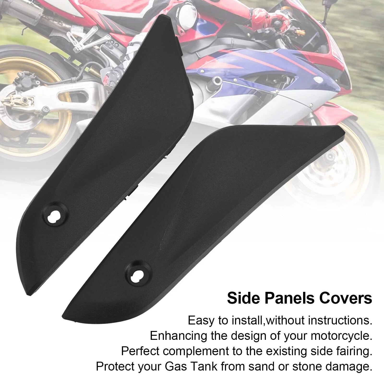 Gas Tank Side Trim Insert Cover Panel for Honda CBR1000RR (2004–2007)