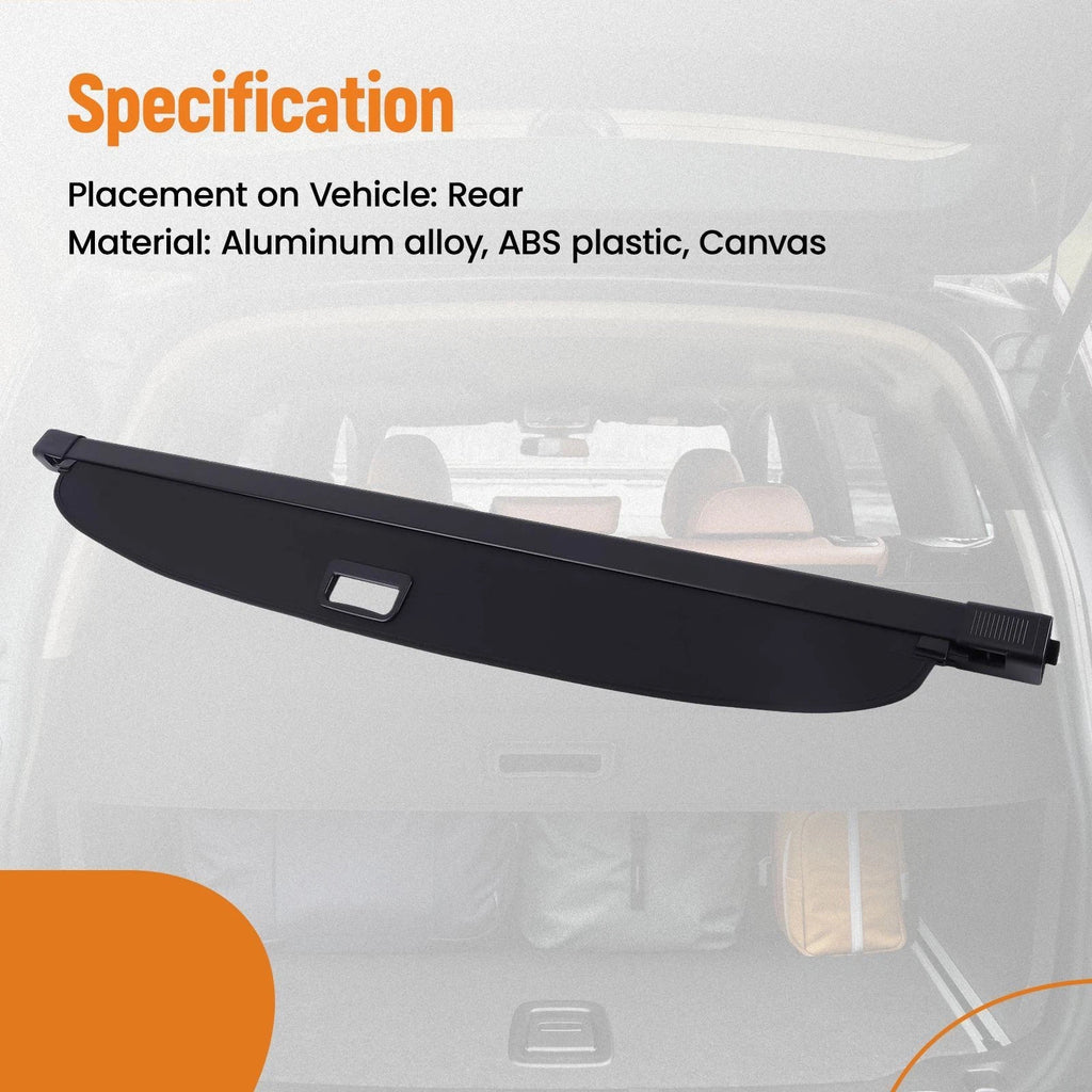 Parcel Shelf Load Boot Cover for Ford Escape (2008–2012) ABS