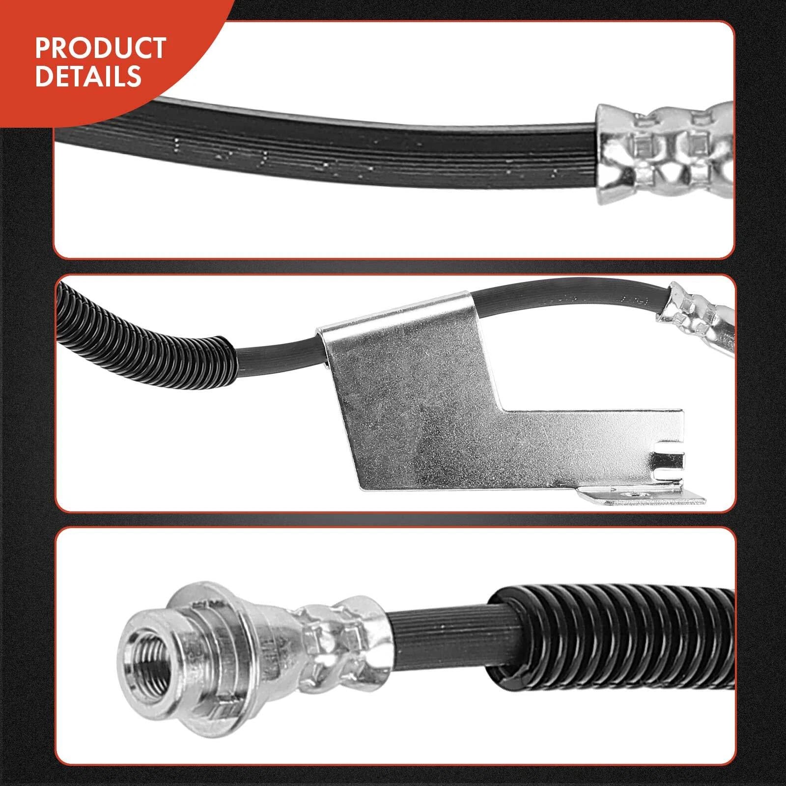 Front Left Brake Hydraulic Hose for Chevy Express 2500 3500 (1996-2002)