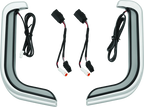 Kuryakyn Tracer LED Fairing Lower Accents Chrome for Harley Davidson (2008–2010)