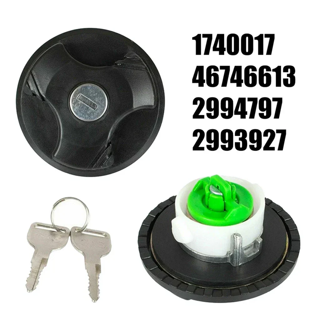 Fuel Tank Cap + Key for Fiat Peugeot Citroen (1740017)