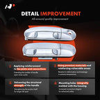 2X Front Exterior Door Handle for Ford Explorer (2002-2008)