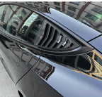 Air-intake Rear Side Window Louvers Cover Trims for Tesla Model 3