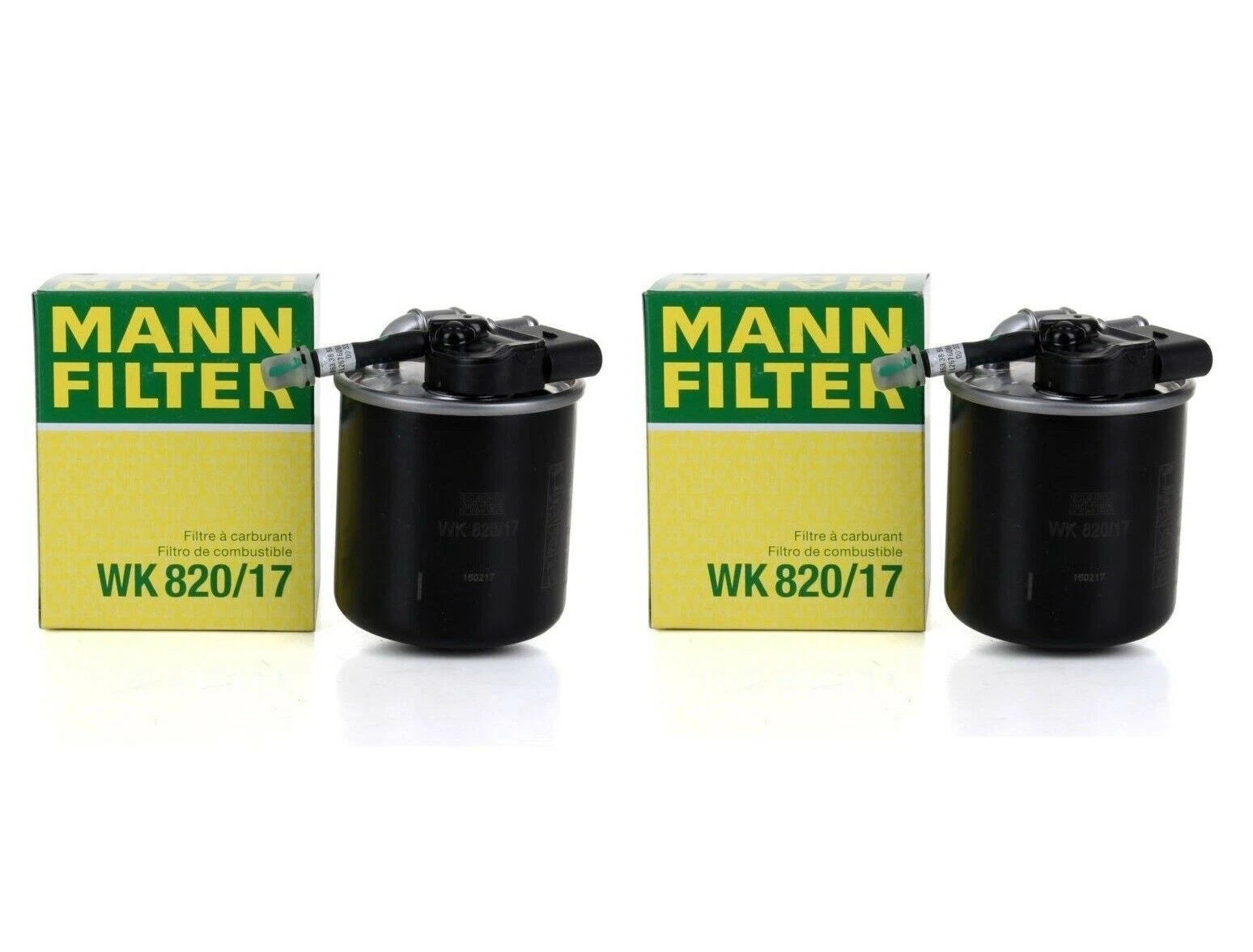 Set of 2 Fuel Filters for Mercedes W204 X204 S204 W212 V212 S212 W166
