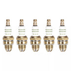 Set of 5 BM6A Ceramic Spark Plugs for Lawn Mower Strimmer Chainsaw M7 L7T CJ8 1560