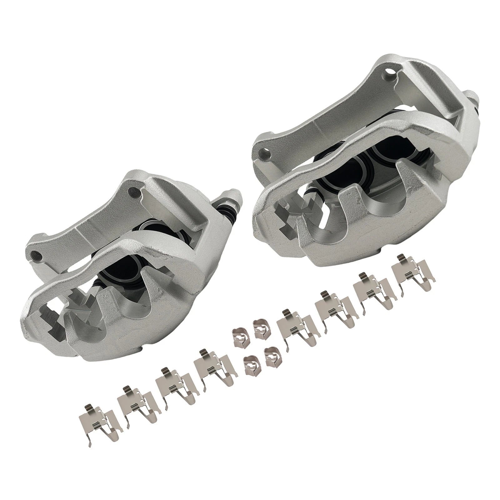 Front Brake Calipers Pair with Bracket for Jeep Cherokee (2014–2023)