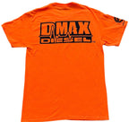 DMAX Diesel T-Shirt for DMAX (2010–2023) - Orange, Black Logo, Large