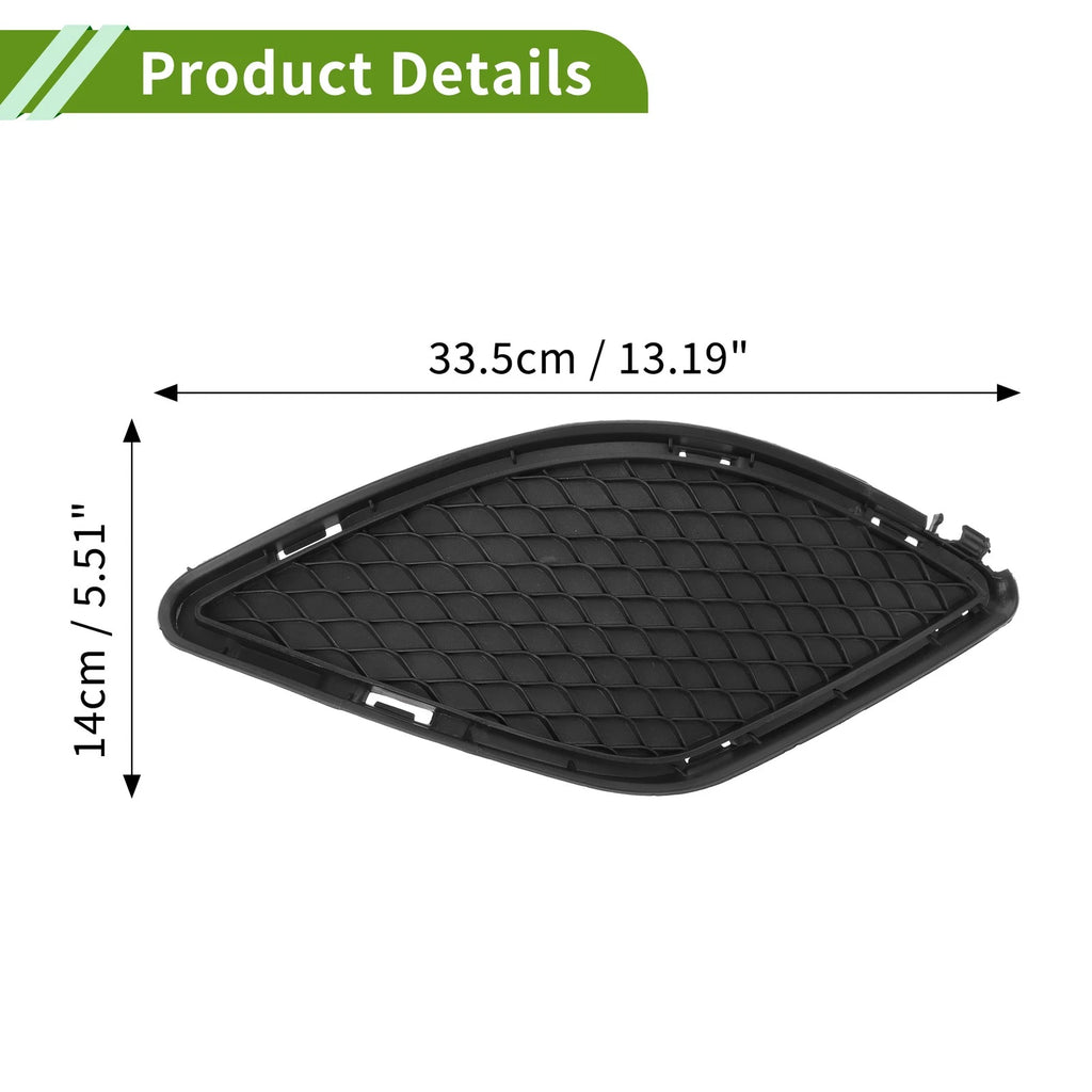 1 Pc Fog Light Grill for Mercedes-Benz (No. 1178850422) (Black)