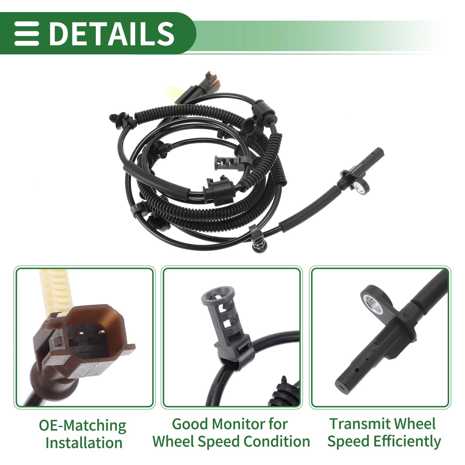 ABS Wheel Speed Sensor No.BL3Z2C190A for Ford F-150 (2009–2014) Right Rear