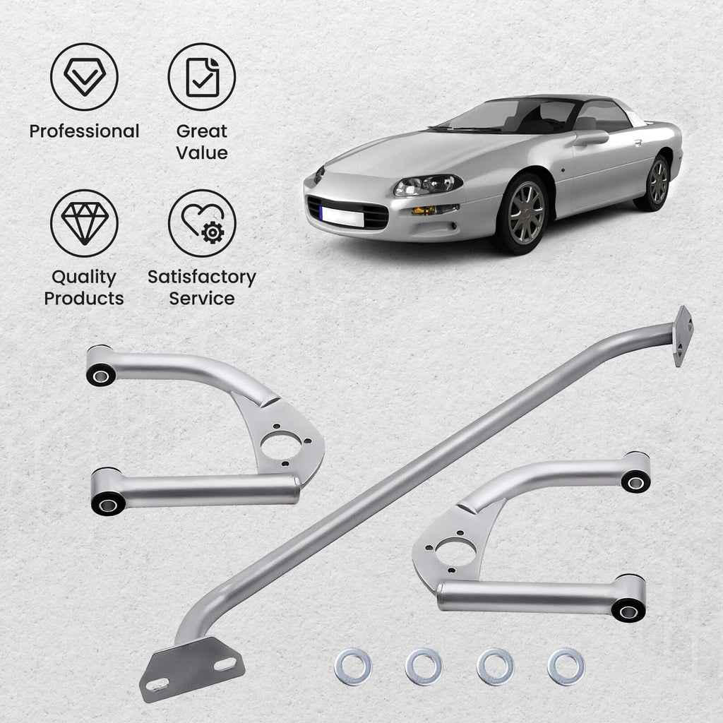 Front Upper Strut Tower Bar for GM F-Body Camaro (1993–2002)
