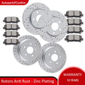 Drilled Slotted Rotors & Ceramic Pads for Honda Odyssey (YYYY–YYYY)