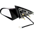 Left Heated Power Mirror for Chevrolet Impala (2006–2013) Paintable Smooth Base
