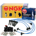 Set of 6 NGK DIS Ignition Coil Wires & Iridium IX Spark Plugs for Ford Mercury 2.5 V6