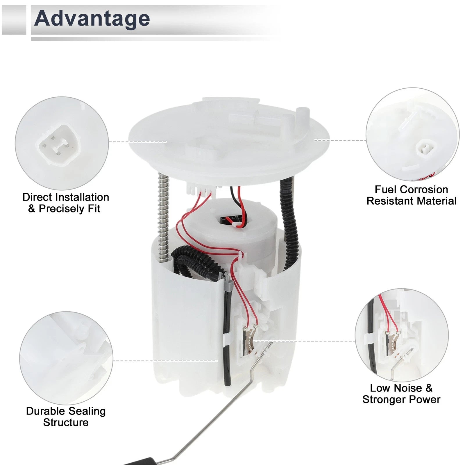 Electric Fuel Pump Assembly for Ford Fusion (2010–2012) No.AE5Z9H307E