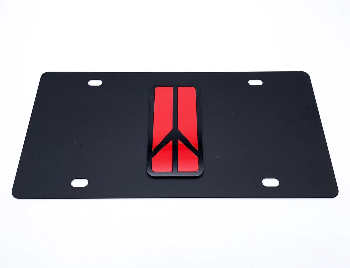 Vanity License Plate Cover Replacement for Oldsmobile Rocket Emblem (1970–1990)