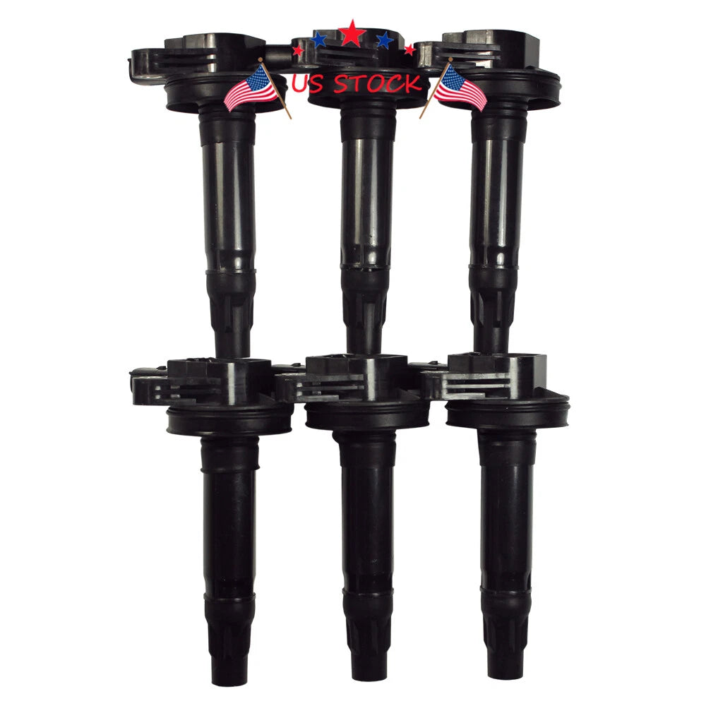 Set of 6 Ignition Coils for Ford 3.5L 3.7L V6 (2009-2019)