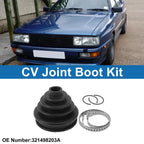 Outer CV Joint Boot Kit with Clamps for Audi Coupe (1984–1987) 321498203A